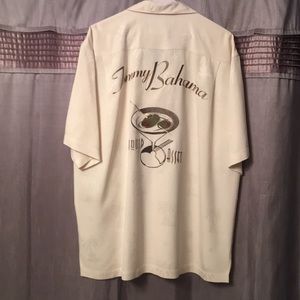 Tommy Bahama (M) 100% silk  “liquid asset” shirt